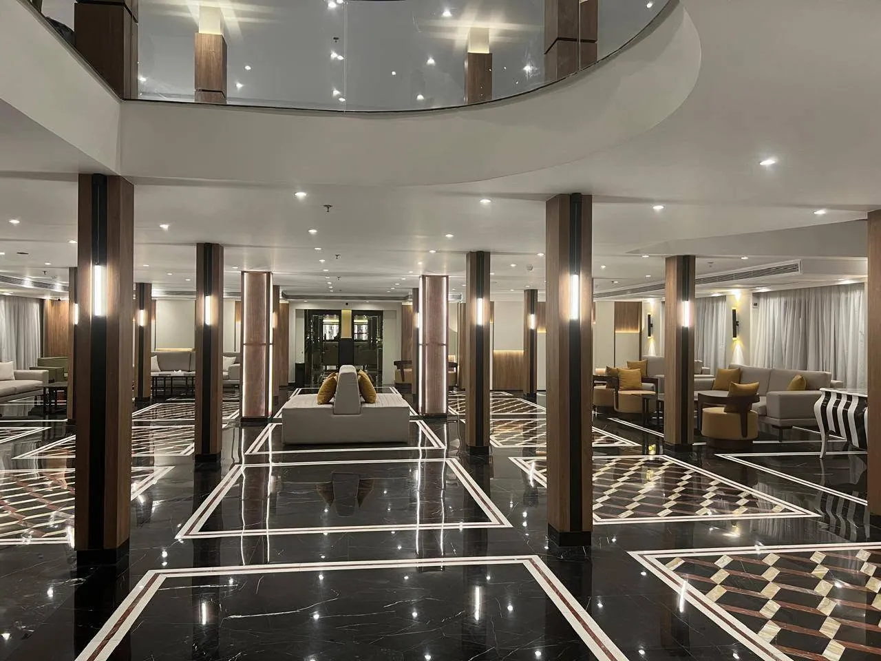 Lounge aboard the Ciela Nile cruise